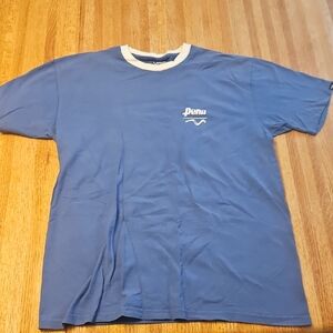 Vans Blue and White Men's Short Sleeve Tee
